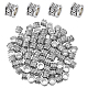 Perlas de aleación de zinc de estilo tibetano dicosmético 200g TIBEB-DC0001-02-1