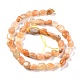 Chapelets de perles de sunstone naturelle naturelles G-G018-18A-2