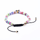 Bracelets réglables de perles tressées avec cordon en nylon BJEW-JB05100-02-2