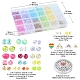 Kit fai da te per la creazione di braccialetti color arcobaleno OACR-FS0004-20-5