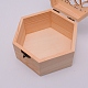 Aufbewahrungsbox aus Holz CON-WH0076-50-4