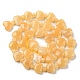Chapelets de perles en jade topaze naturelle G-C062-A03-01-3