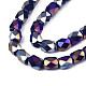 Electroplate Glass Beads Strands EGLA-N002-13-A01-3