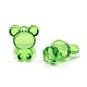 Green Transparent Acrylic Cat Pendant X-PL785Y-9-1