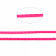ナイロン糸  濃いピンク  1.0mm  約49.21ヤード（45m）/ロール NWIR-R026-1.0mm-F106-4