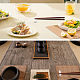 Chgcraft 10 pz poggia bacchette in ceramica supporto per cucchiaio e forchetta per la decorazione della sala da pranzo DJEW-WH0063-27-5