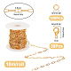 Kits de fabricación de joyas de cadena de clip de papel diy de sunnyclue DIY-SC0014-50G-2