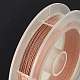 Benecreat 3 rollos 3 colores alambre artesanal de cobre redondo CWIR-BC0006-22-4