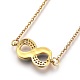 304 Stainless Steel Pendant Necklaces NJEW-O108-02G-2