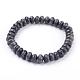 Natural Labradorite Beads Stretch Bracelets BJEW-JB03376-01-1