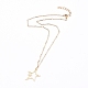 Collana pendente e set di gioielli con orecchini pendenti SJEW-JS01084-02-2