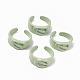 Spray Painted Alloy Cuff Rings RJEW-T011-34A-RS-1