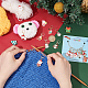 NBEADS 24 Pcs Christmas Theme Stitch Markers HJEW-PH01810-3