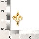 Brass Micro Pave Cubic Zirconia Box Clasps KK-E082-01G-02-3