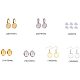 Brass Earring Hooks KK-PH0034-16-2