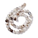 Chapelets de perles d'agate naturelle G-C011-01B-3