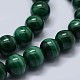 Natural Malachite Beads Strands G-F571-27A1-6mm-3