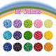 Perline acriliche trasparenti a 15 colore DIY-YW0005-36-2