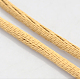 Cordons fil de nylon tressé rond de fabrication de noeuds chinois de macrame rattail X-NWIR-O001-A-19-2