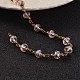 Handmade Glass Beaded Chains for Necklaces Bracelets Making AJEW-JB00187-07-1