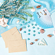 SUNNYCLUE 90Pcs Starfish Story Gifts Bulk Mini Keepsake Appreciation Turquoise Stars Beads Starfish Story Card Starfish Stone Folded Notecard for Teacher's Day Chrismas Birthday Supplies AJEW-WH0261-99-4