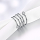 Elegante anillo de dedo de circonio cúbico de latón RJEW-BB18904-7-5