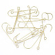 Brass Earring Hooks KK-R122-035-NF-2