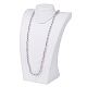 Synthetic Moonstone Beaded Multi-use Necklaces/Wrap Bracelets NJEW-K095-C03-4