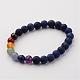 Natural Gemstone Beads Stretch Bracelets BJEW-JB02447-2