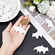 GORGECRAFT 2 Style 40PCS Leather Halloween Bat Wings DIY Crafts Bat Wing Spooky Bats Halloween Decorations for Hair Ornament & Costume Accessory (Silver) DIY-GF0005-62A-3