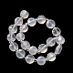 Натуральный белый агат бисер нитей G-B153-B02-4