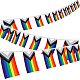 Прямоугольные флаги из полиэстера GUQI-PW0001-061A-02-1