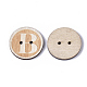 2 buche bottoni in legno stampato BUTT-T006-008-2