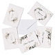 Craspire 30pcs 3 tarjetas de papel rectangulares de estilo DIY-CP0005-71-4