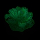 蓄光樹脂カボション  ABカラー  暗闇で光る花  グレー  23.5x8mm RESI-E033-02E-2