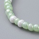 Bracelets extensibles pour enfants en perles de verre BJEW-JB04824-01-2