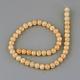 Chapelets de perles en quartz craquelé synthétique GLAA-S134-6mm-07-4