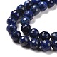 Lapis-lazuli naturelles teints perles brins G-E571-16B-4