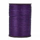 平らなワックス糸ストリング  マイクロマクラメコード  革縫い用  インディゴ  0.8mm  約109.36ヤード（100m）/ロール YC-P003-A05-1
