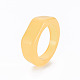 女性のための分厚い透明なアクリルの指輪  ミックスカラー  usサイズ7 1/2(17.7mm) RJEW-T010-17-7