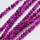 Natural Agate Round Beads Strand G-L089-6mm-04-1