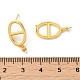 Accessoires de clous d'oreilles en 925 argent sterling STER-P056-03G-3