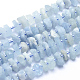 Natural Aquamarine Beads Strands G-K221-01-1