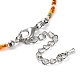 Verre collier de perles NJEW-Z029-05G-3