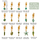 Craspire 22pcs 11 styles alliage dreadlocks perles OHAR-CP0001-09-2