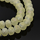 Chapelets de perles en rondelles facettées en verre plaqué plein d'arc-en-ciel EGLA-J054-10x8mm-FR06-1