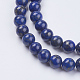 Lapislázuli natural (pegamento de color relleno) cordones de perlas G-K269-02-8mm-3