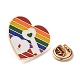 Pride Rainbow Theme Enamel Pins JEWB-G031-01I-3