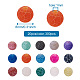 300 pièces 15 couleurs perles d'agate craquelées naturelles G-TA0001-26-8