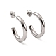 304 Stainless Steel Stud Earrings for Women EJEW-G346-07D-P-1